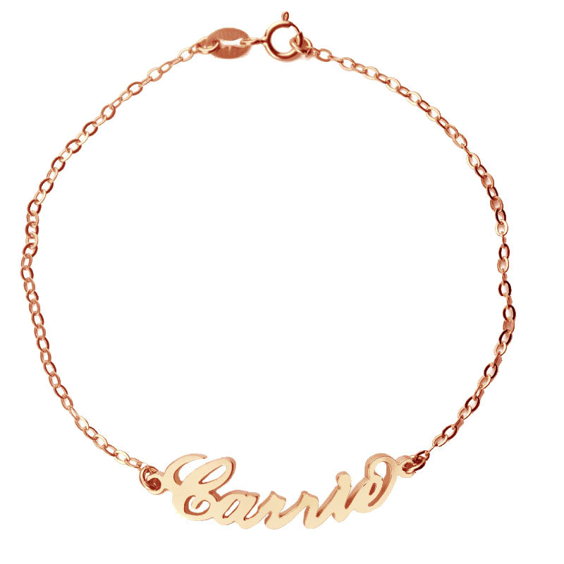 Carrie Name Bracelet or Anklet S S-Y1-PF105