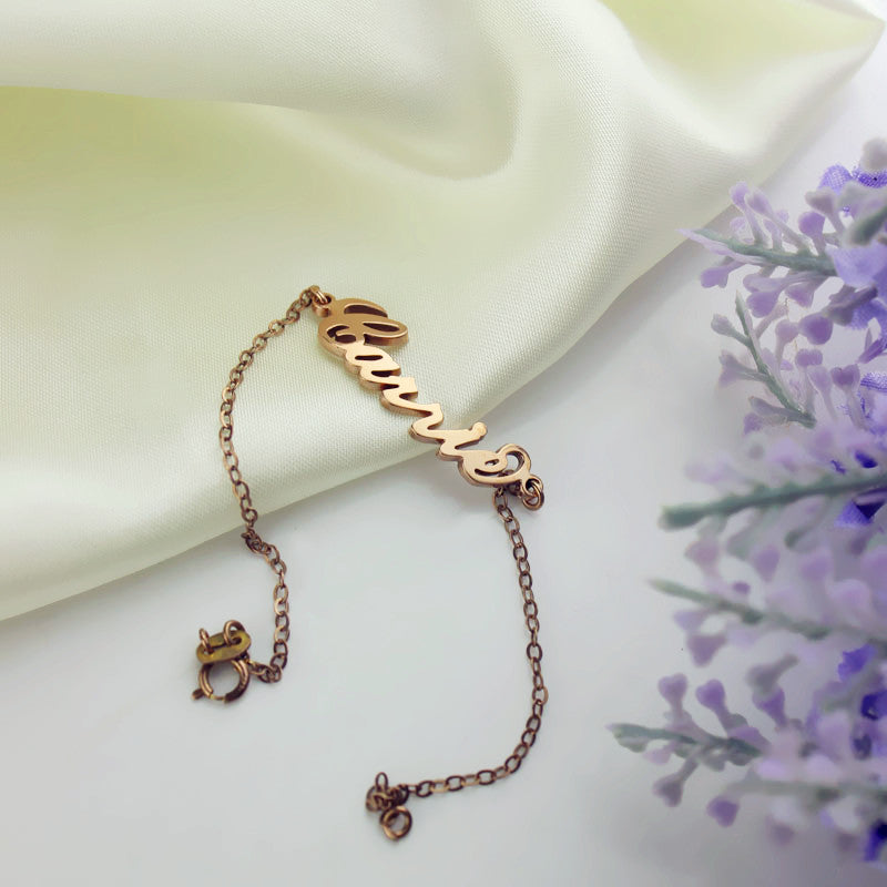 Carrie Name Bracelet or Anklet S S-Y1-PF105