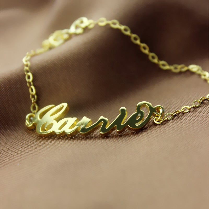 Carrie Name Bracelet or Anklet S S-Y1-PF105
