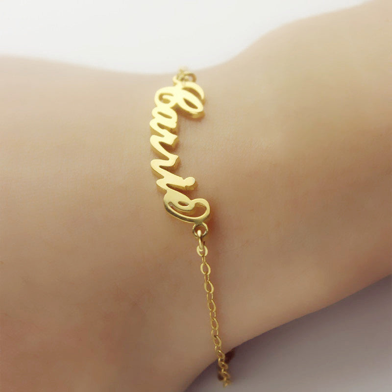 Carrie Name Bracelet or Anklet S S-Y1-PF105