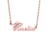 Personalized Graduation Cap Name Necklace-Y1-GJ31