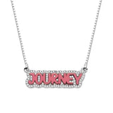 Custom Iced Out Colorful Name Necklace-Y1-NA171