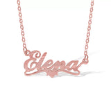 Custom Embossed Name Necklace or/& Brooch Set-Y1-PG363