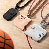 Custom Basketball Number Necklace with Name -Y1-SP51