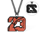 Custom Basketball Number/Alphabet Necklace -Y1-SP66