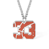 Custom Basketball Number/Alphabet Necklace -Y1-SP66