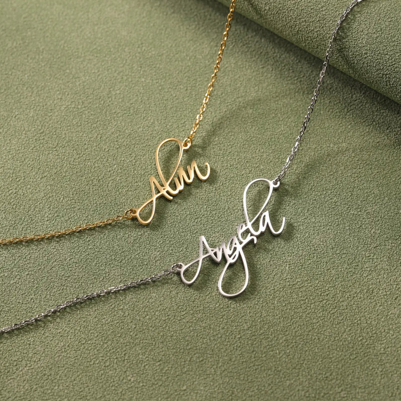 Custom Any Name Necklace Personalized Jewelry-B2-4E2F6E0C