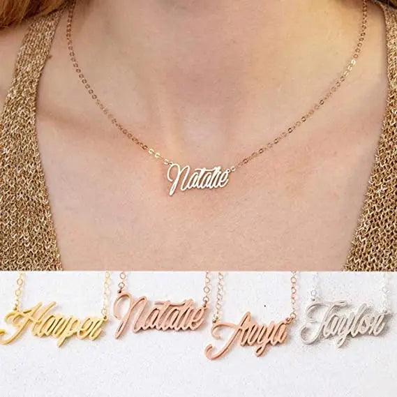 Custom Any Name Necklace Personalized Jewelry-B2-4E2F6E0C