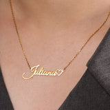 Personalized Name Necklace with Heart Pendant Jewelry-B2