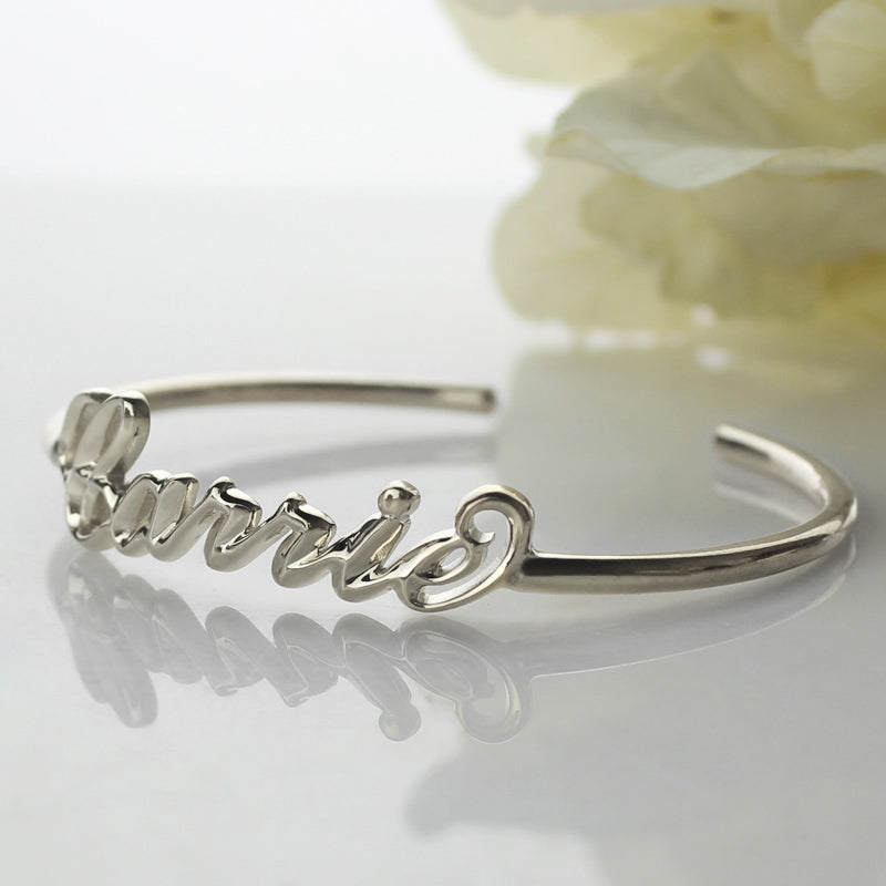 Personalized Name Bangle Bracelet - Y1-CA13