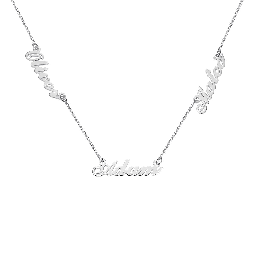 Personalized Three Name Necklace-Y1-CBF10