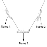 Personalized Three Name Necklace-Y1-CBF10