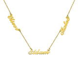 Personalized Three Name Necklace-Y1-CBF10