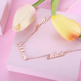 Personalized Three Name Necklace-Y1-CBF10