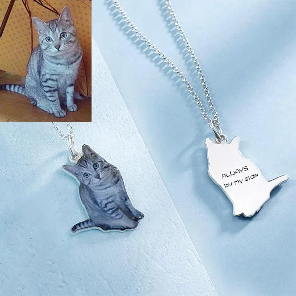 Personalized Pet Color Photo Necklace -Y1-CZ19