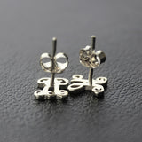 Single Monogram Stud Earrings- Y1-MO62