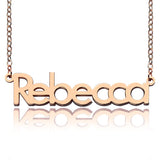 Nameplate Necklace "Rebecca" -Y1-NA07