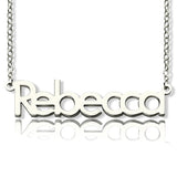 Nameplate Necklace "Rebecca" -Y1-NA07