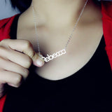 Nameplate Necklace "Rebecca" -Y1-NA07