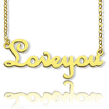 Personalized Cursive Name Necklace-Y1-NA13