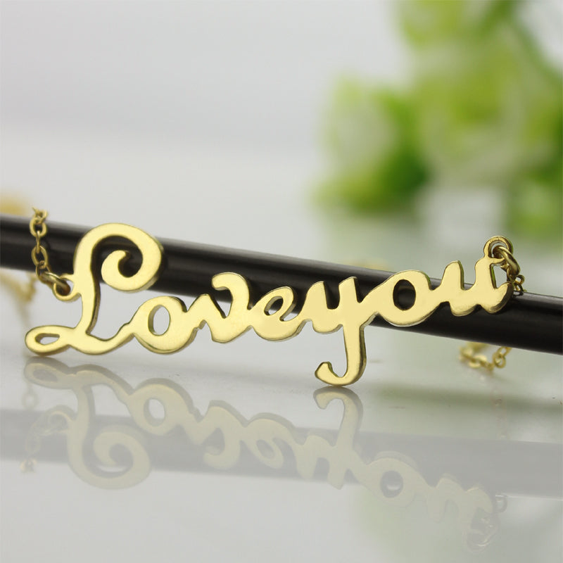 Personalized Cursive Name Necklace-Y1-NA13