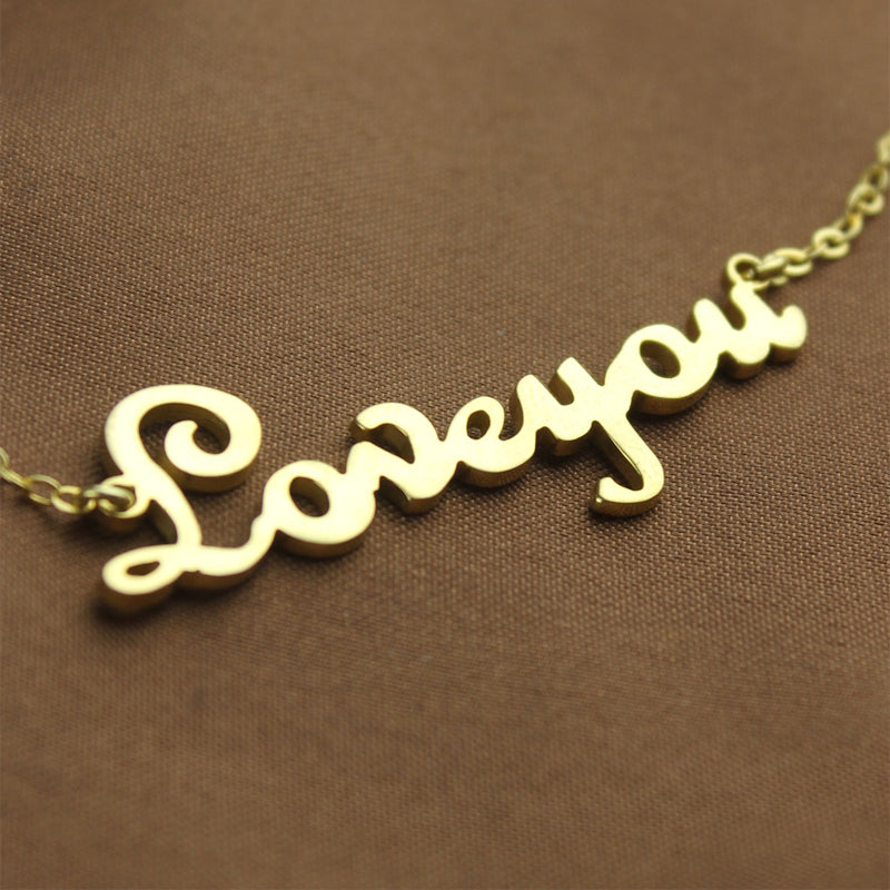 Personalized Cursive Name Necklace-Y1-NA13