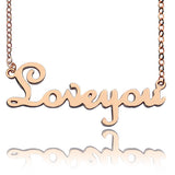 Personalized Cursive Name Necklace-Y1-NA13