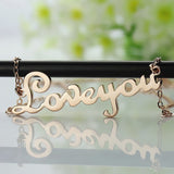 Personalized Cursive Name Necklace-Y1-NA13