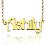 Harrington Style Name Necklace -Y1-NA17