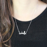 Custom Small Retro Name Necklace For Women -Y1-NA40