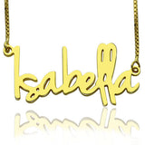 Custom Small Retro Name Necklace For Women -Y1-NA40