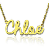 Personalized Cursive Style Name Necklace-Y1-NA42