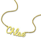 Personalized Cursive Style Name Necklace-Y1-NA42