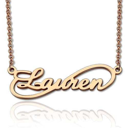 Unique Infinity Style Name Necklace-Y1-NA43