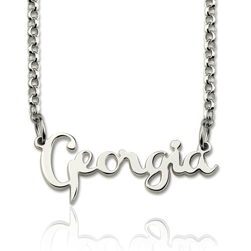 Personalized Cursive Style Name Necklace-Y1-NA47