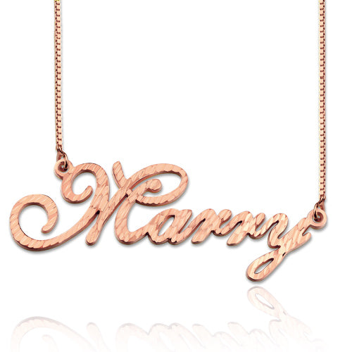 CNC Cursive Style Name Necklace Y1-NA49