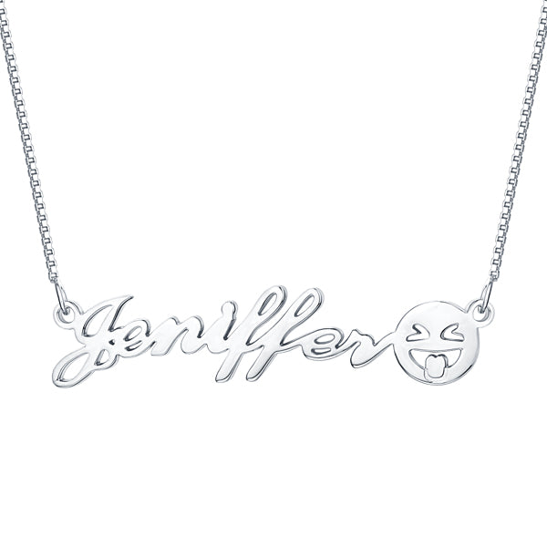 Personalized Name Emoji Necklace-Y1-NA65