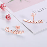 Personalized Name Stud Earrings for Her-Y1-NA68