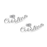 Personalized Name Stud Earrings for Her-Y1-NA68