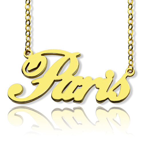 Name Necklace "Paris"-Y1-PF211