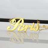 Name Necklace "Paris"-Y1-PF211