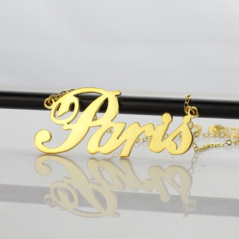 Name Necklace "Paris"-Y1-PF211