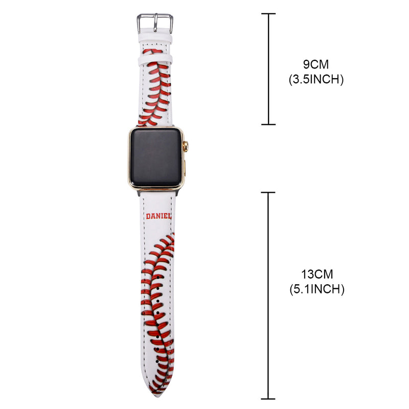 Customized Baseball/Football Watch Band for Apple Watch -Y1-PG20