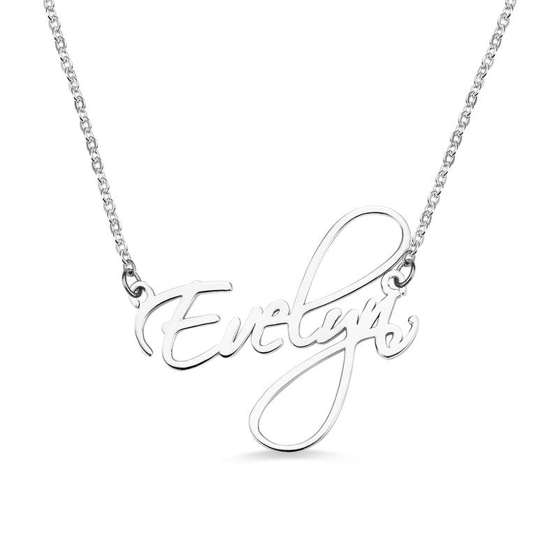 Personalized Calligraphy Name Necklace-Y1-PN10