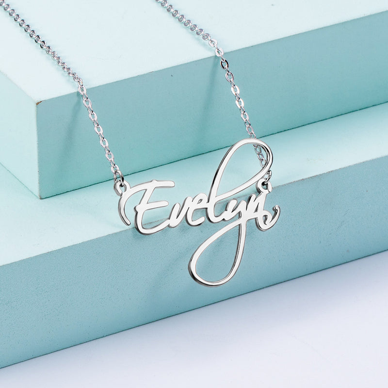 Personalized Calligraphy Name Necklace-Y1-PN10