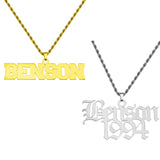 Personalized Hip Hop Name Necklace for Men or Women -Y1-XH067