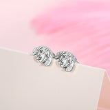 Personalized Pet Photo Stud Earrings-Y1-YK35