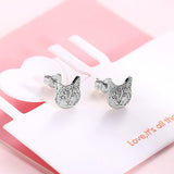 Personalized Pet Photo Stud Earrings-Y1-YK35